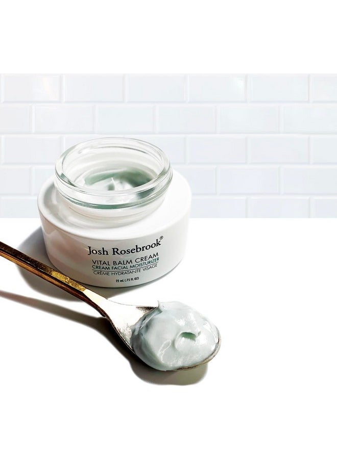 Josh Rosebrook Vital Balm Cream - High Performance Rich Facial Moisturizer, Protects Skin Barrier For All Skin Types Including Dehydrated And Mature. - 22Ml - .75 Oz  - Image 5