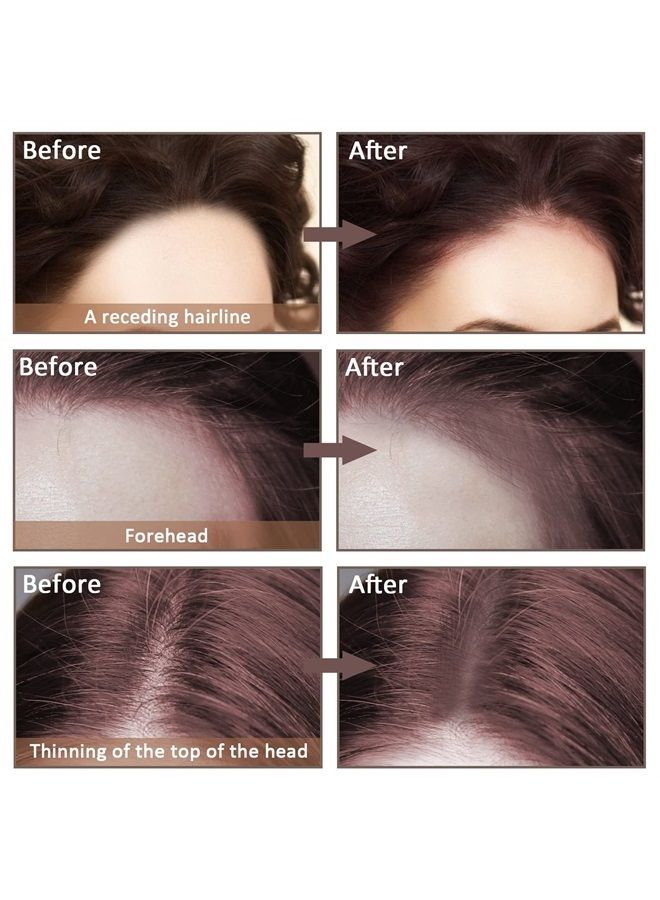 Boobeen Hairline Powder Stick Root Cover Up Instantly Hair Shadow Waterproof Hair Root Concealer For Thinning Hair Root Touch-Up Long-wear Lasting Quick Cover Hair Root - Image 4