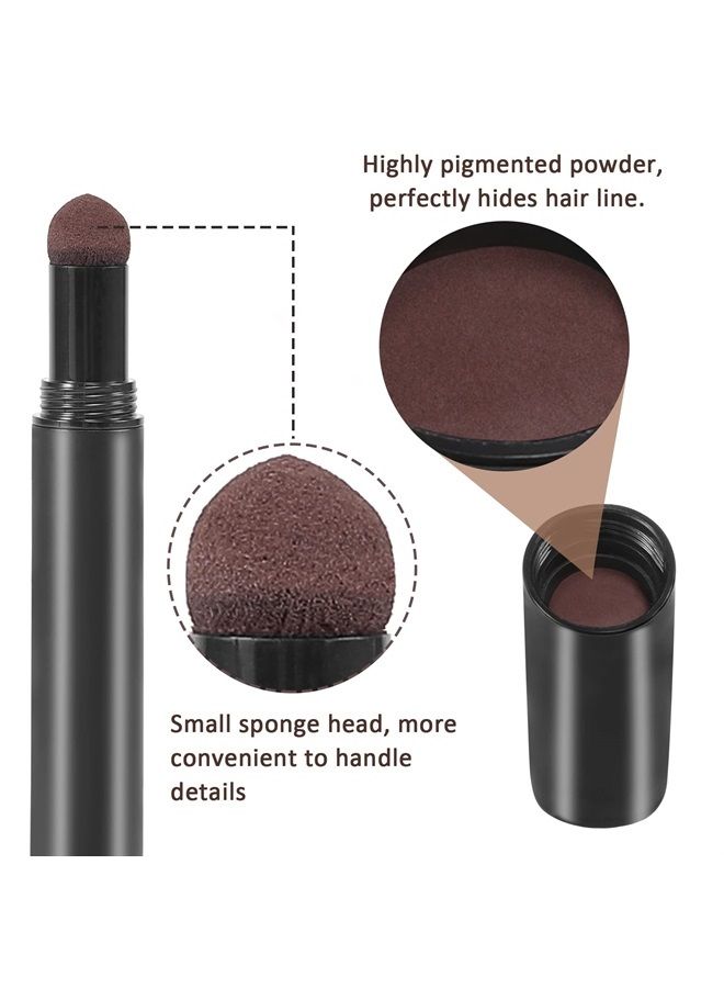 Boobeen Hairline Powder Stick Root Cover Up Instantly Hair Shadow Waterproof Hair Root Concealer For Thinning Hair Root Touch-Up Long-wear Lasting Quick Cover Hair Root - Image 2