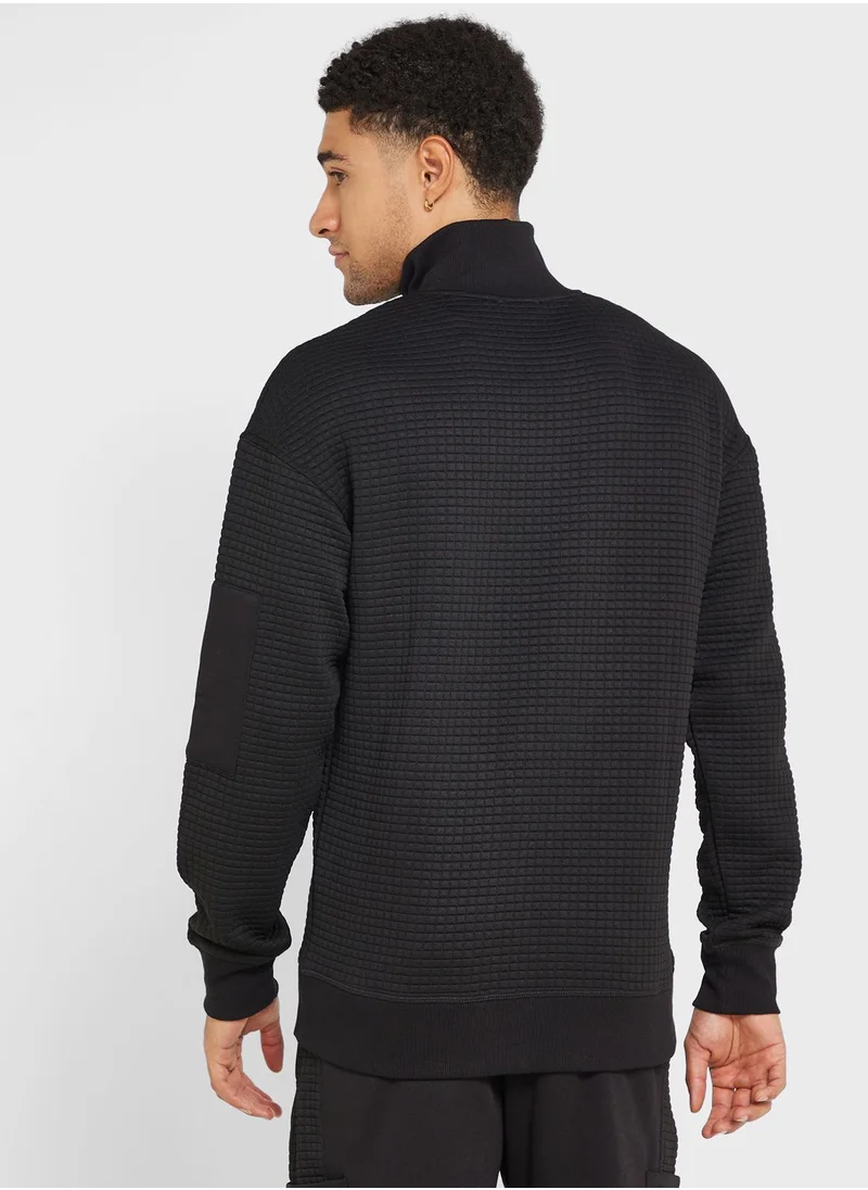 JACK & JONES Essential Zip Detail Sweatshirt