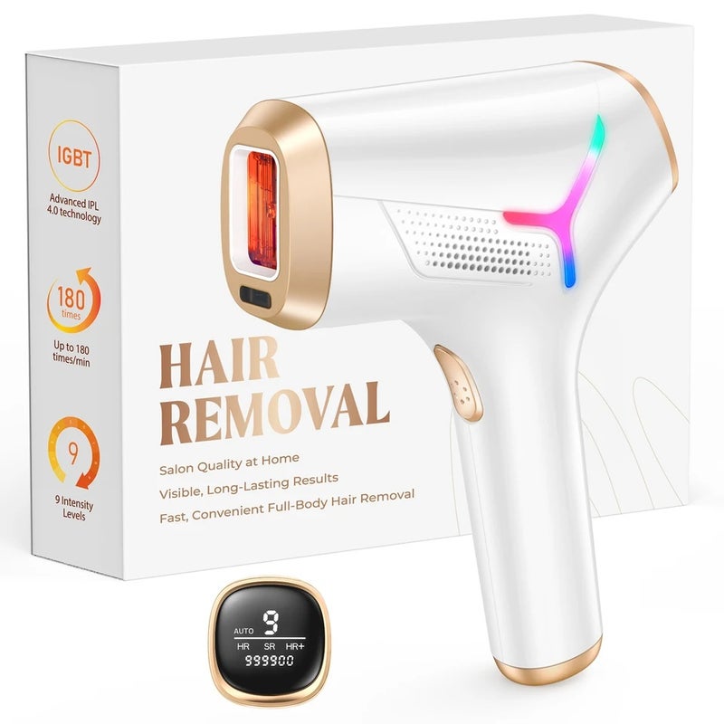 JOOYEE Laser Hair Removal 999999+ Fast flashes 3 In 1 IPL At Home Hair Remover Machine for Women Men Permanent Epilator on Face Body - Image 1