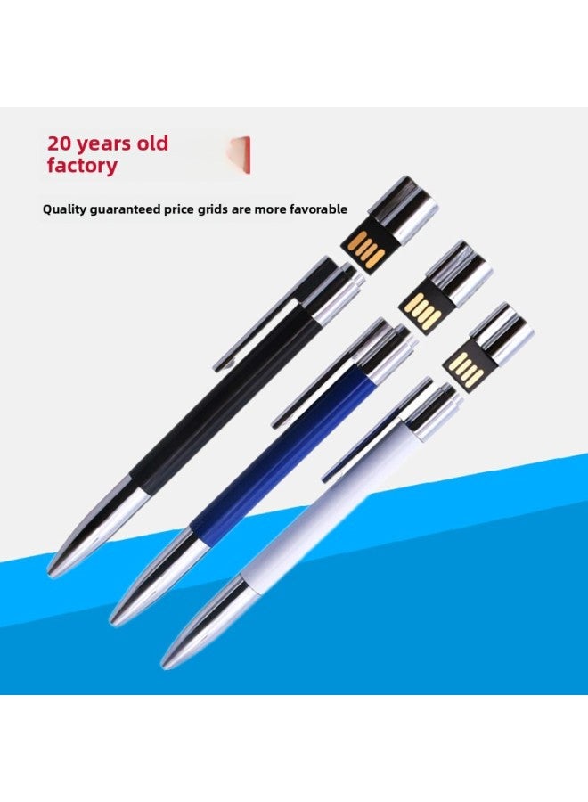 قلم حبر جاف مبتكر محرك فلاش USB متعدد الوظائف شعار قابل للتخصيص هدية ترويجية إعلانية للأعمال سعة المنتج: 512 ميجابايت - Image 1