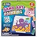 Ready 2 Learn Sand Art Gallery Color by Number Sea Life Sand Art Kit for Kids 10 Bright Colors 4 Design Sheets with Frames 2 Styluses - Image 3