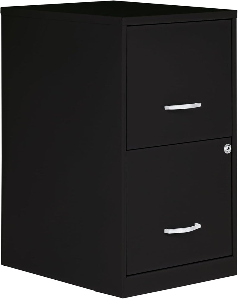 NuSparc 2 Drawer Locking Filing Cabinet | Pre-Assembled Steel Construction | Space-Saving Design is Perfect for Home and Small Office | Letter-Size | Assembled in North America - Image 1