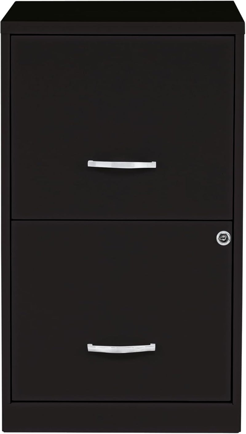 NuSparc 2 Drawer Locking Filing Cabinet | Pre-Assembled Steel Construction | Space-Saving Design is Perfect for Home and Small Office | Letter-Size | Assembled in North America - Image 4