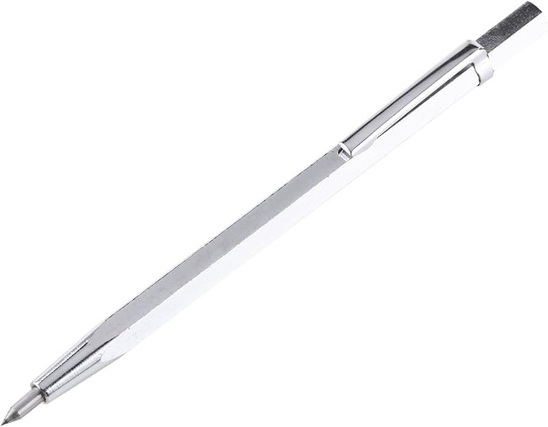 Silver Portable Pocket Scriber Engraving Pen For Glass Ceramic Metal - Image 1
