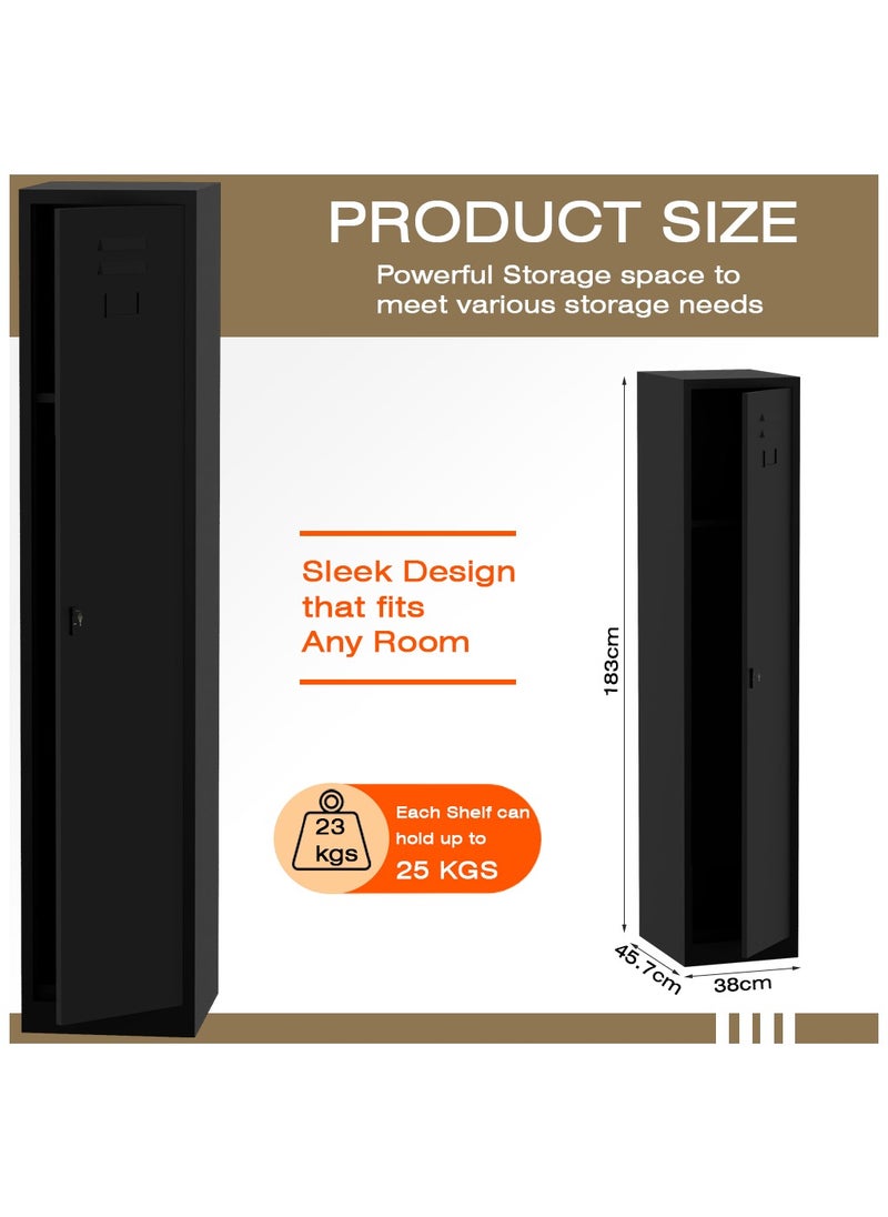 Mahmayi Mahmayi Godrej OEM Single Door Steel Locker Black  - Image 2