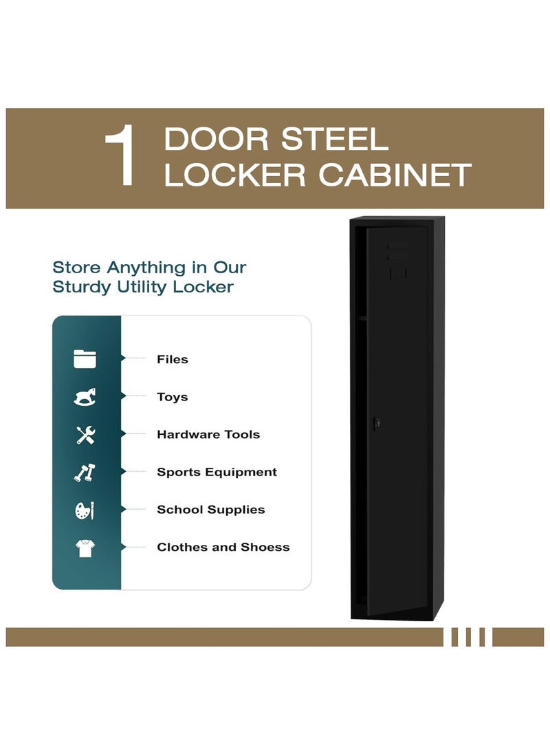 Mahmayi Mahmayi Godrej OEM Single Door Steel Locker Black  - Image 3