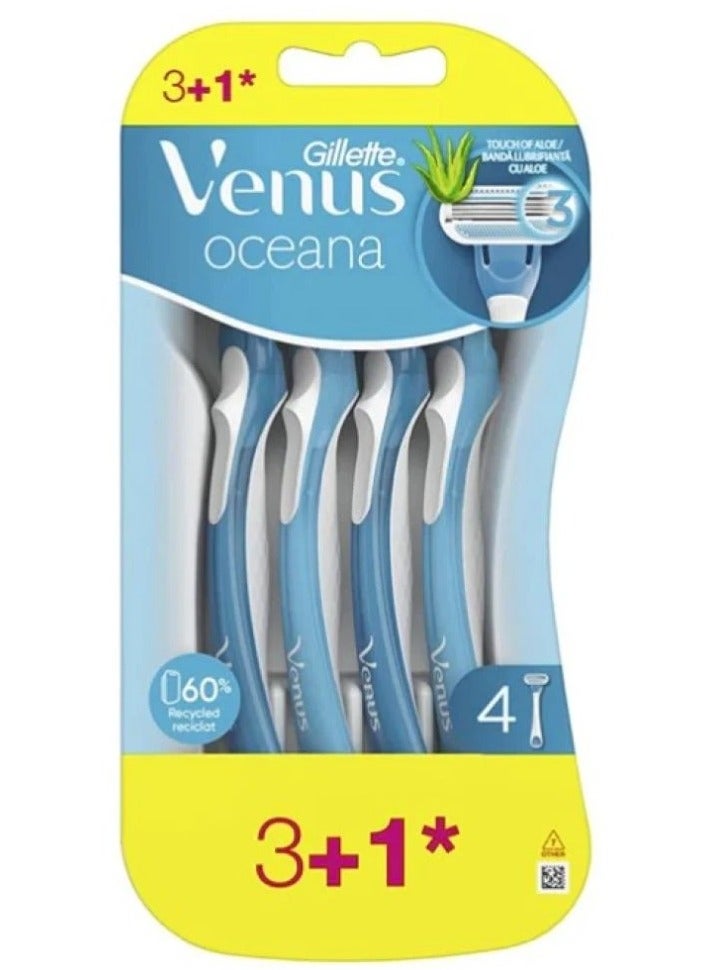 Gillette Oceana 3+1 Aloe Vera Razor - Image 1