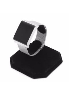 lasenersm lasenersm 2 Pieces Watch Display Stand Velvet Wrist Watch Display Holder C Type Bracelet Display Rack Bracelet Display Stand Watch Holder Stand Watch Display Rack Jewelry Display Stand, Black  - Image 3