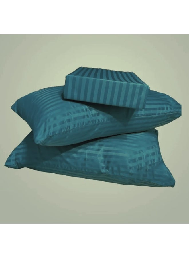 Genzari 3-piece stripe cotton bed set, 180*200 - Image 1