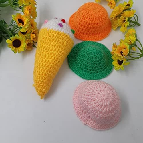 KYSS Kyss Vardhman Bluebell Cream 200 Gm 1 Ball 100 Gm Each Wool Ball Hand Knitting WoolArt Craft Soft Fingering Crochet Hook Yarn Needle Acrylic Knitting Yarn Thread Dyed Shade No4 - Image 3