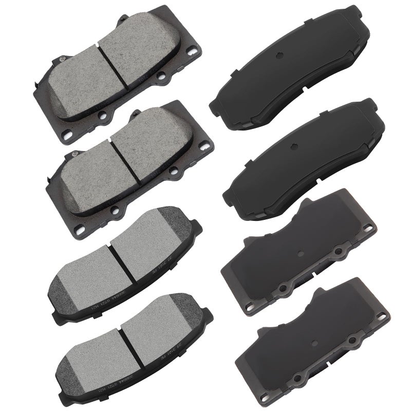 cciyu D976 D606 Ceramic Front Rear Disc Brake Pad Set For 1019 For Lexus GX460 0309 For Lexus GX470 0319 For Toyota For 4Runner 0714 For Toyota FJ For Cruiser 0107 For Toyota For Sequoia8pcs