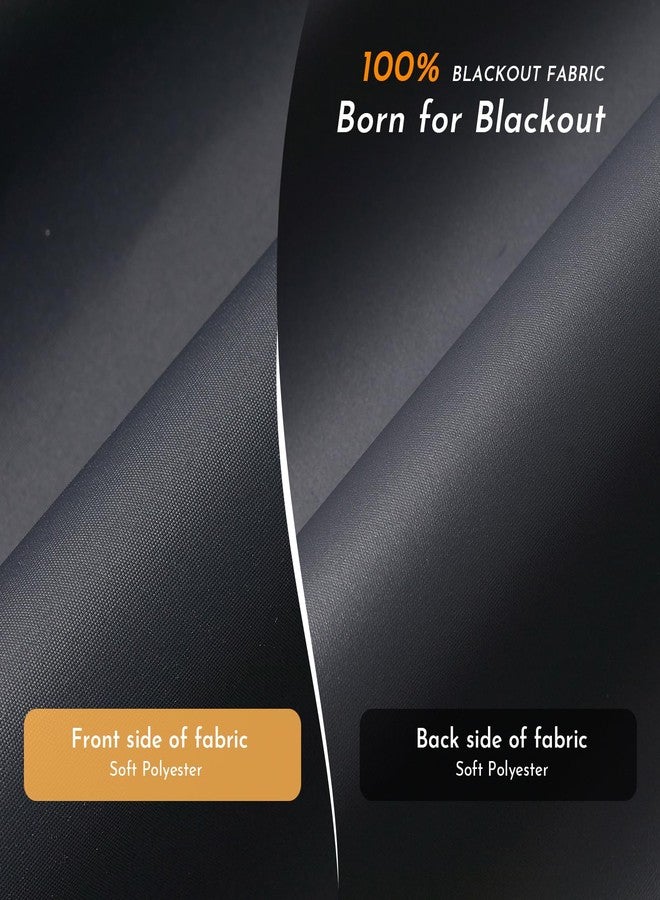 Persilux Blackout Roller Shades - Cordless Roller Blinds with Valance, Thermal Insulated Fabric Window Blinds, UV Protection for Home, Office and Bedroom (Black, 20"W x 72"H) - Image 3