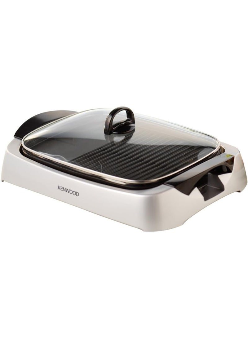 Kenwood HG266 Electric Grill – 1700W – Black × Silver - Image 1
