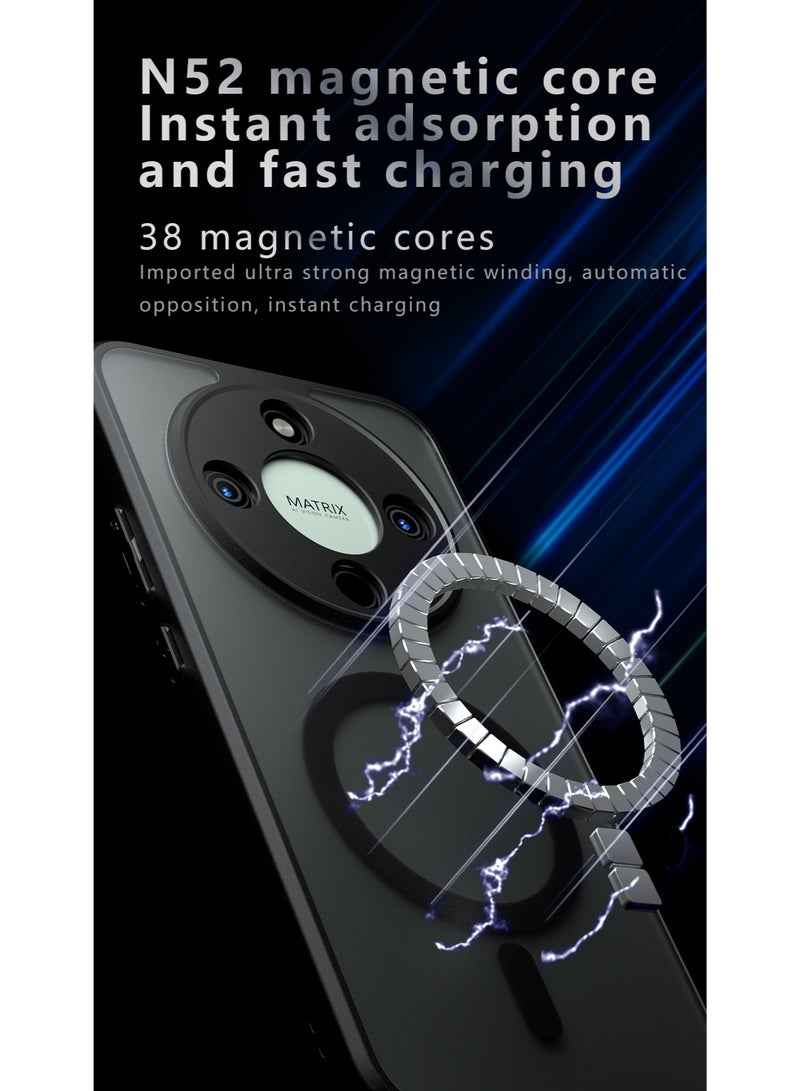 CHEROSIN Magnetic Slim Phone Case for Honor X9d 5G Frosted Translucent Back Protective Cover for Everyday Use and Outdoor Activities - Image 5