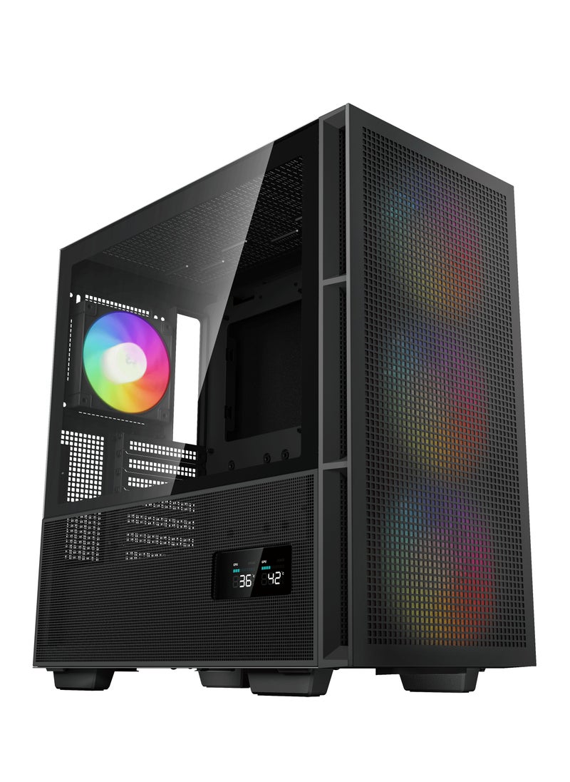 DEEPCOOL - CH560 DIGITAL ARGB Mid-Tower ATX Gaming Case - Black - Image 1