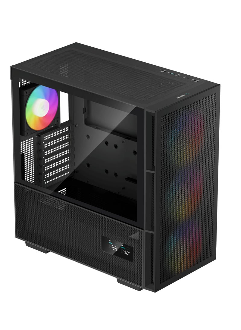 DEEPCOOL - CH560 DIGITAL ARGB Mid-Tower ATX Gaming Case - Black - Image 1