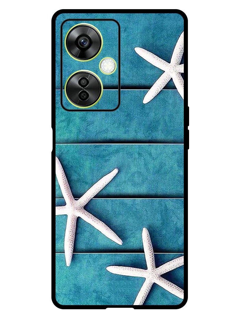 Theodor غطاء واقي مضاد للخدش ومقاوم للصدمات لهاتف OnePlus Nord CE 3 Lite بتصميم نجوم البحر - Image 1