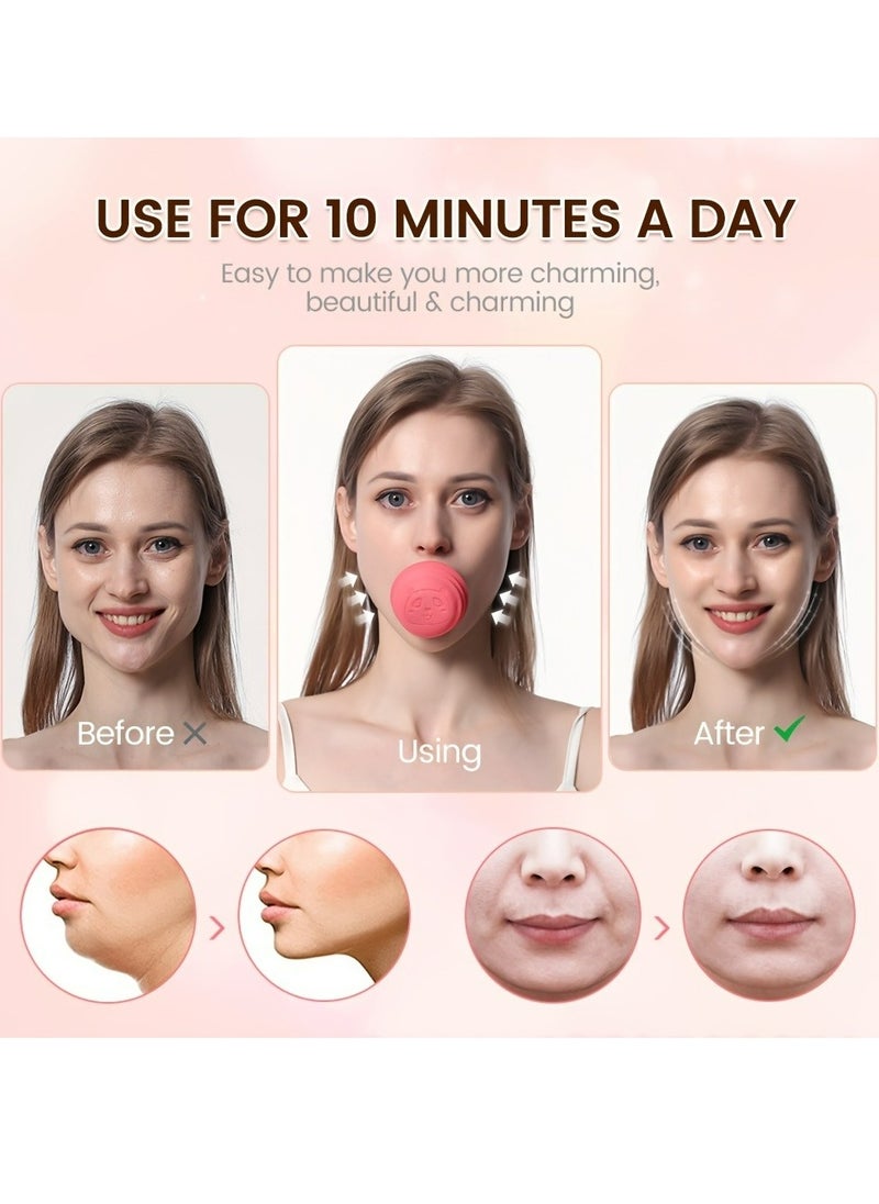 Generic 1-Pack Jaw Face Neck Toning Exerciser For Women, Face Lift Skin Firming V Shape Double Chin Exerciser Instrument  - Image 3