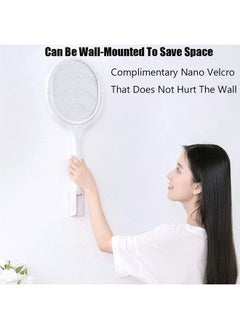 Y&D Electric Fly Swatter 5 in1 Rotatable Indoor Bug Zapper Racket USB-C Rechargeable Mosquito Killer 3500V High-Voltage with UV Light Standing Base and Wall Mount  - Image 5