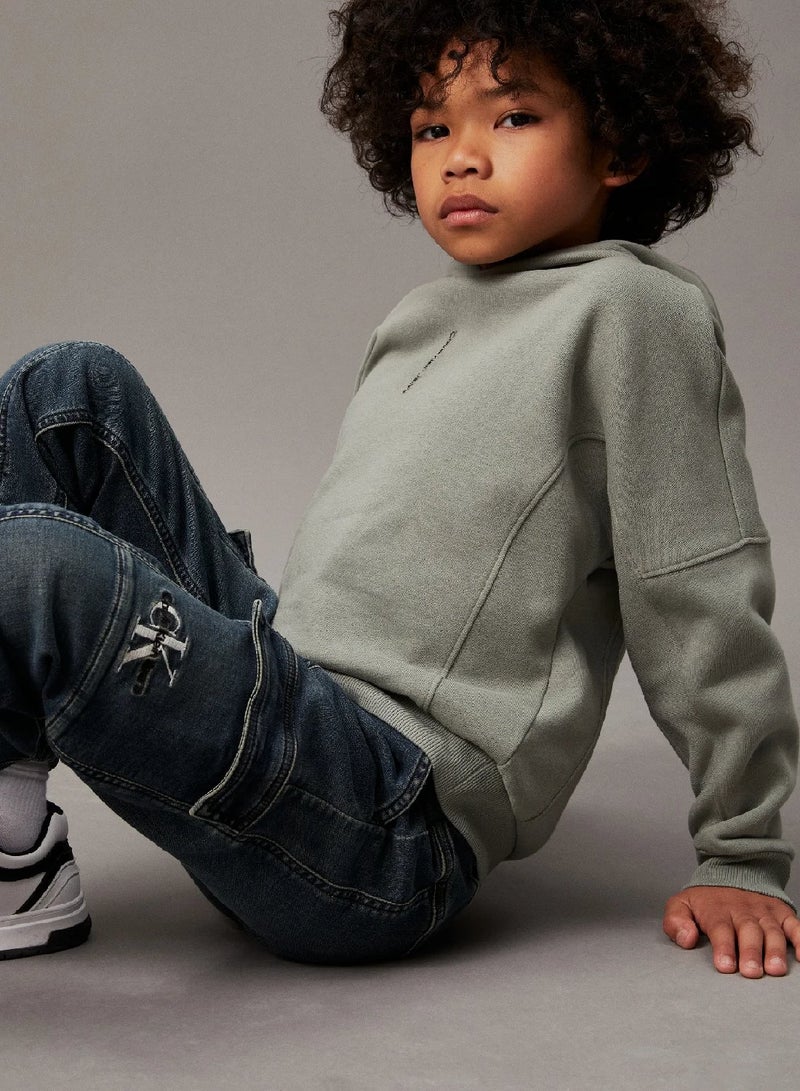 كالفن كلاين جينز بنطال رياضي كارجو من الجينز - Image 3