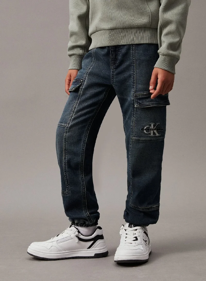 Calvin Klein Jeans Denim Cargo Joggers