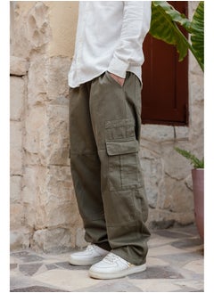 Arafa Olive Green Cargo Pants  - Image 2