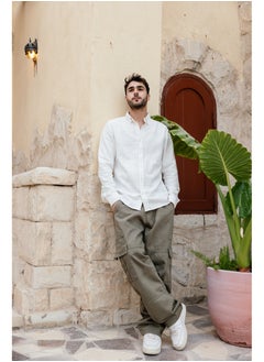Arafa Olive Green Cargo Pants  - Image 3