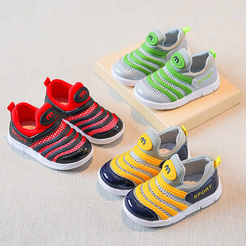 Mesh Sneakers Lightweight Flexible Sole Walking Shoes For Kids Indoor And Outdoor Activities - Image 3
