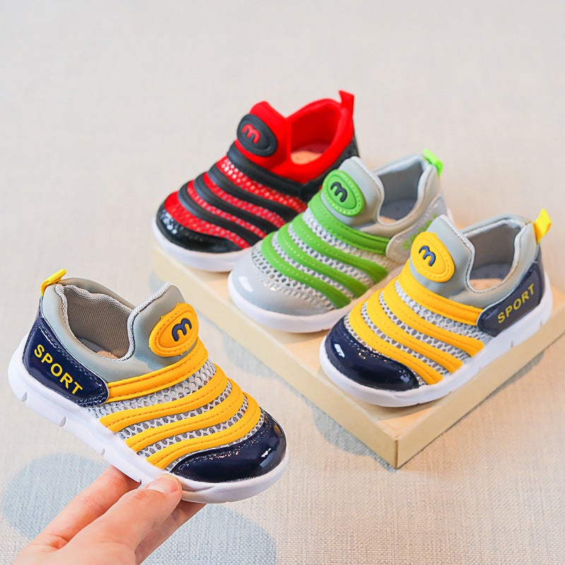 Mesh Sneakers Lightweight Flexible Sole Walking Shoes For Kids Indoor And Outdoor Activities - Image 2