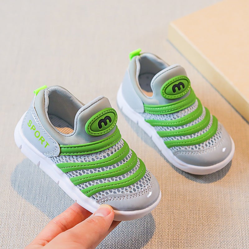 Mesh Sneakers Lightweight Flexible Sole Walking Shoes For Kids Indoor And Outdoor Activities - Image 4
