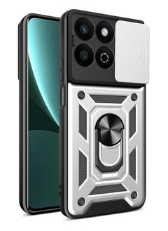 Generic Shield Full Protection Case With Metal Ring &Slide Camera Cover For honor x7c cover 