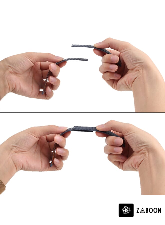 Zaboon Slimming Loop Magnetic  Watch Band For Apple Watch Series 8&7 41mm / SE 2&6&SE&5&4 40mm / 3&2&1 38mm(Hanabishi Grass Color) - Image 5