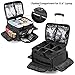Trunab Rolling Medical Bag with Detachable Trolley Nurse Rolling Bag with Removable Dividers 156 Laptop Sleeve First Aid Responder Bag Empty for Home Health Nurses Doctors EMT EMS - Image 4