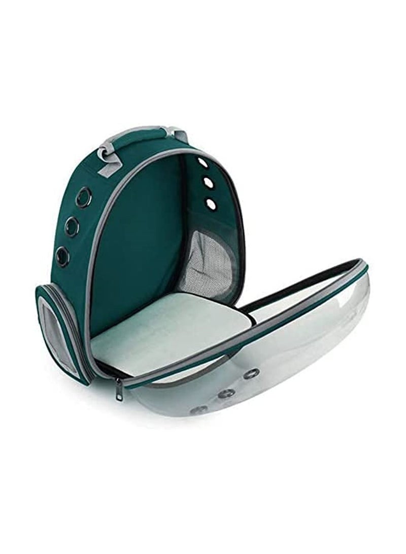 Generic Portable Pet Carrier Dog Outdoor Handbag Breathable Puppy Cat Trave Cat Double Shoulder Bag Breathable Transparent Portable Space Pet Backpack - Image 5