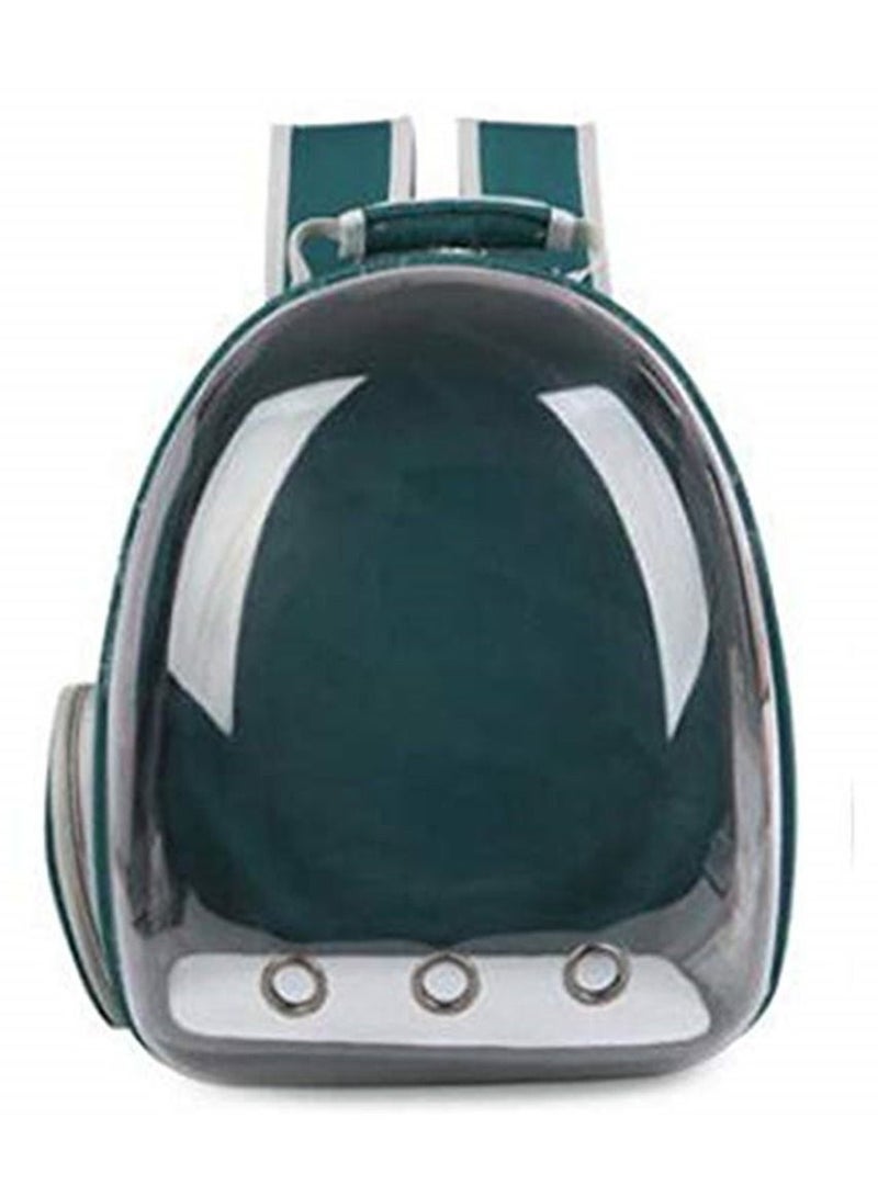 Generic Portable Pet Carrier Dog Outdoor Handbag Breathable Puppy Cat Trave Cat Double Shoulder Bag Breathable Transparent Portable Space Pet Backpack - Image 2