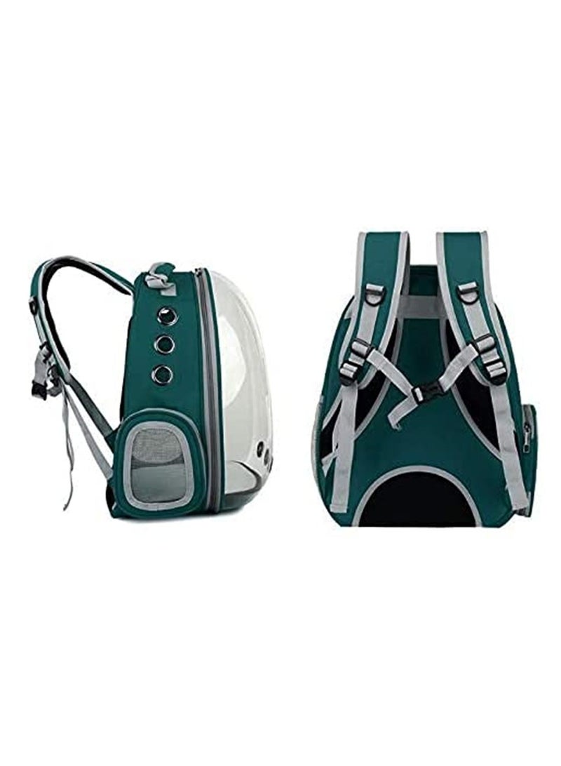 Generic Portable Pet Carrier Dog Outdoor Handbag Breathable Puppy Cat Trave Cat Double Shoulder Bag Breathable Transparent Portable Space Pet Backpack - Image 4