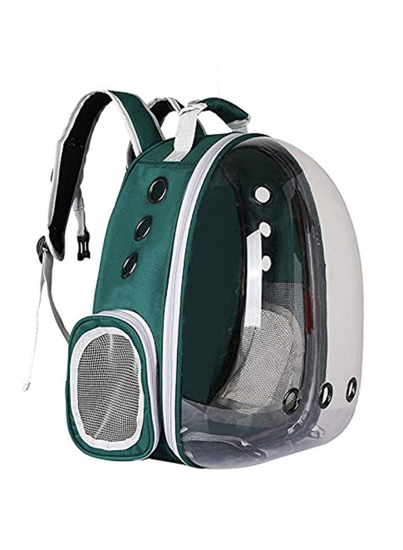 Generic Portable Pet Carrier Dog Outdoor Handbag Breathable Puppy Cat Trave Cat Double Shoulder Bag Breathable Transparent Portable Space Pet Backpack - Image 1