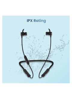 Toreto Alpha Pro (TOR 225) in Ear Bluetooth Neckband with Massive 90 Hours of Playtime Gaming Ultra-Low Latency Mode Type C Fast Charge Fall-Proof Design Dynamic Drivers (Midnight Black)  - Image 2