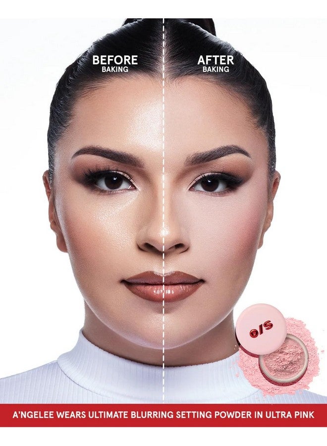 وان سايز بودرة تثبيت فائقة الوضوح بمقاس واحد - حجم كامل - وردي فائق - للبشرة الفاتحة إلى المتوسطة - Image 3