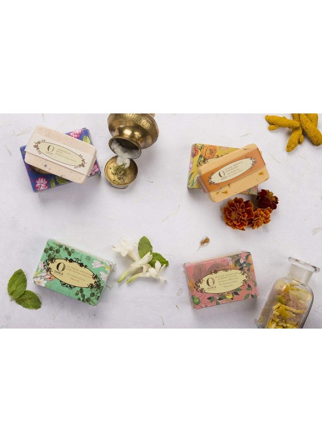 OHRIA - Ayurveda Raatrani & Mint Bathing Bar Uplift & Refresh 120G - Image 1
