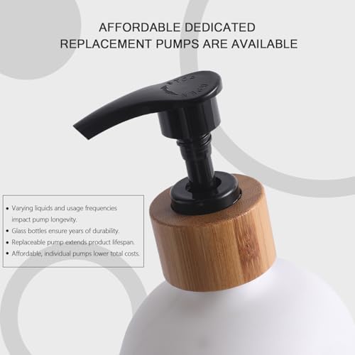 MOMEEMO Black Soap Dispenser Set, Contains Hand and Dish Soap Dispenser, Suitable for Kitchen Decor. (Black) - Image 5
