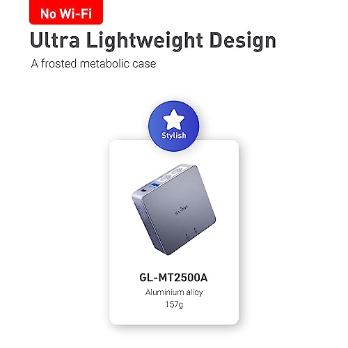 GL.iNet MT2500A (Brume 2) Mini VPN Security Gateway for Home Office and Remote Work-VPN Server&Client for Home and Office, VPN Cascading, Internet Security, 2.5G WAN, *NO Wi-Fi* (Aluminium Alloy Case) - Image 5