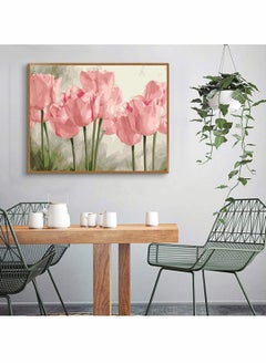 KASTWAVE DIY Paint by Numbers Pink Tulips, for Adults Kids Tulip Paint by Numbers DIY Painting Acrylic Paint by Numbers Painting Kit Home Wall Living Room Bedroom Decoration  - Image 3