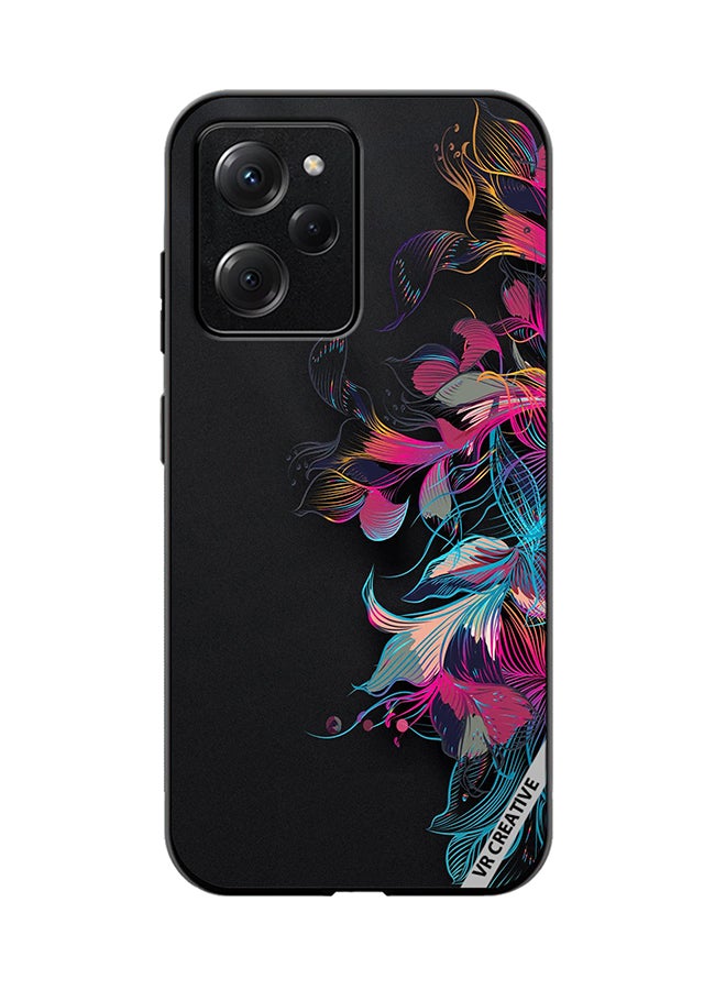 VR CREATIVE Protective Case Cover For Xioami Pcoo X5 Pro Flower Design Multicolour - Image 1