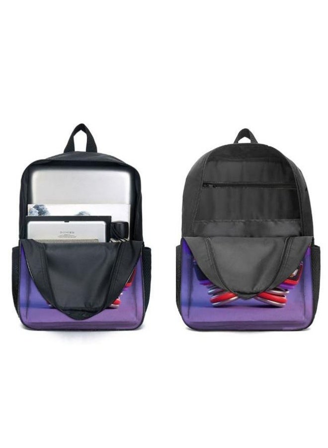 Unlock the new fashion of childish fun! Three-piece set of bags, cartoon elements for children and teenagers (students, children, friends' outings, mountain climbing, schooling, etc. can be used) - 23
