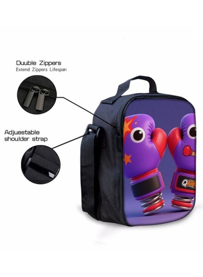 Unlock the new fashion of childish fun! Three-piece set of bags, cartoon elements for children and teenagers (students, children, friends' outings, mountain climbing, schooling, etc. can be used) - 23