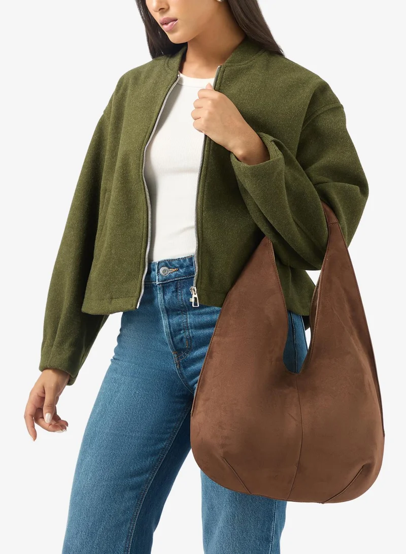 JW PEI Dara Faux Suede Hobo Bag