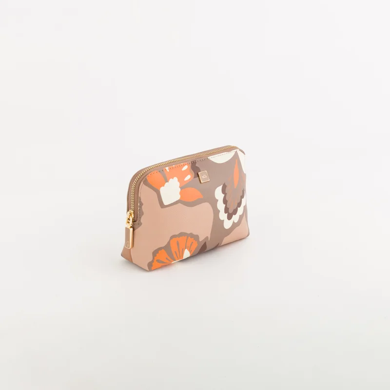 كاربيزا Women's Toiletry Bag Bouquet Wallet V1 Taupe/Multicolour